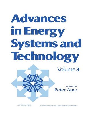 cover image of Advances in Energy Systems and Technology, Volume 3